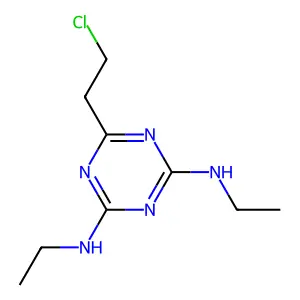 Compound C9H16ClN5 structure