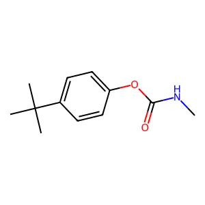 (4-tert-butylphenyl) N-methylcarbamate structure
