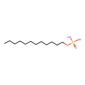 Dodecyl dihydrogen phosphate structure