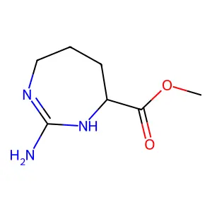 methyl 2-amino-4,5,6,7-tetrahydro-1H-1,3-diazepine-7-carboxylate structure