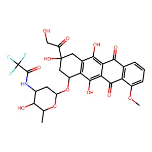 N-Trifluoroacetyldoxorubicin structure