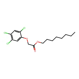 octyl 2-(2,4,5-trichlorophenoxy)acetate structure
