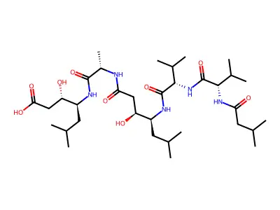 Pepstatin A structure