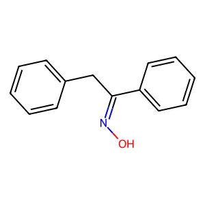 1,2-diphenyl-1-ethanone oxime structure
