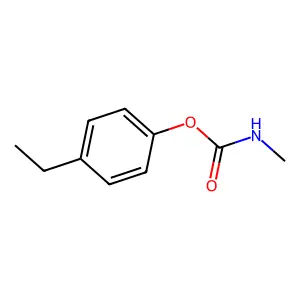 (4-ethylphenyl) N-methylcarbamate structure