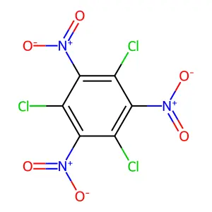 1,3,5-Trichloro-2,4,6-trinitrobenzene structure