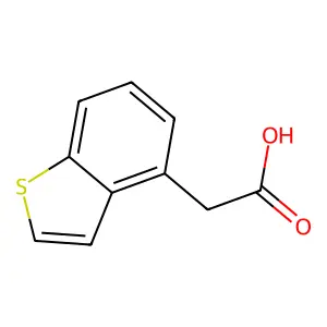 2-(1-benzothiophen-4-yl)acetic acid structure