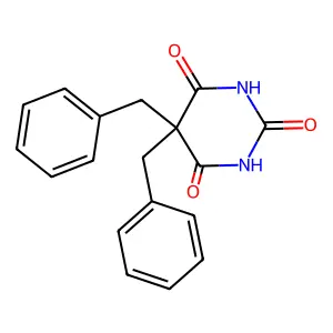 BARBITURIC ACID, 5,5-DIBENZYL- structure