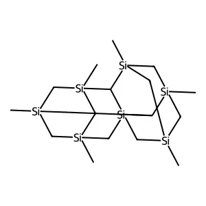 1,3,7,9,11,13-hexamethyl-1,3,5,7,9,11,13-heptasilahexacyclo[7.5.1.13,13.17,11.05,12.05,15]heptadecane structure
