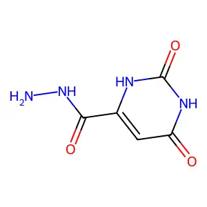 Orotic acid hydrazide structure