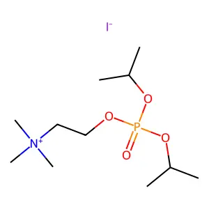 Diisopropoxyphosphorylcholine iodide structure