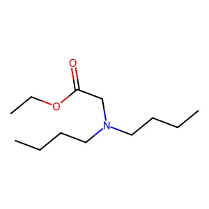 N,N-Dibutylglycine ethyl ester structure