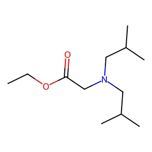 GLYCINE, N,N-DIISOBUTYL-, ETHYL ESTER structure