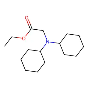 N,N-Dicyclohexylgycine ethyl ester structure