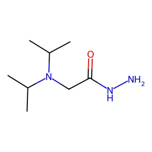 N,N-Diisopropylglycine hydrazide structure