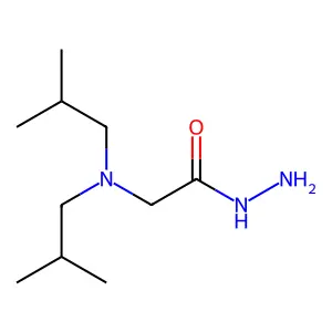 N,N-Diisobutylglycine hydrazide structure