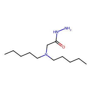 N,N-Dipentylglycine hydrazide structure