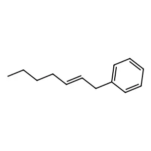 hept-2-enylbenzene structure