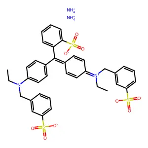 C.I. Acid Blue 9 structure