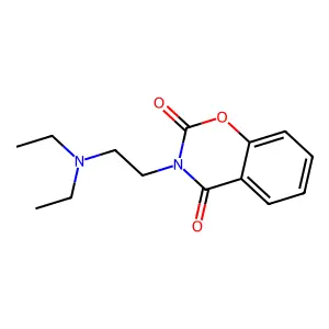 3-[2-(diethylamino)ethyl]-1,3-benzoxazine-2,4-dione structure