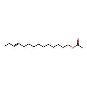 11-Tetradecenyl acetate structure