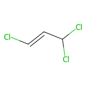 1,3,3-Trichloropropene structure