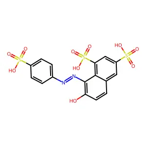 Compound C16H12N2O10S3 structure