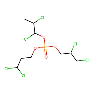 1-Propanol, dichloro-, phosphate (3:1) structure