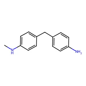 4-[[4-(methylamino)phenyl]methyl]aniline structure