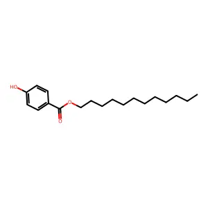 Benzoic acid, 4-hydroxy-, dodecyl ester structure