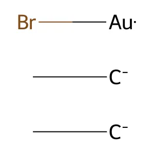 bromogoldethane structure