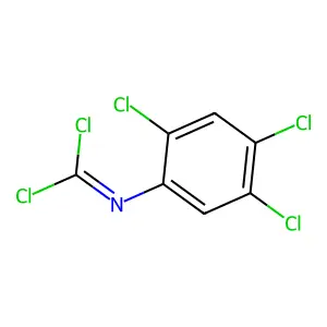 1,1-dichloro-N-(2,4,5-trichlorophenyl)methanimine structure