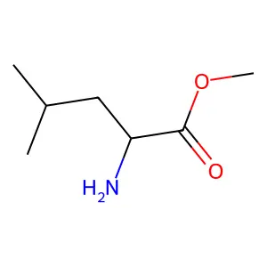 Methyl L-leucinate structure