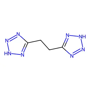 1,2-Bis-(5-tetrazolyl)ethane structure