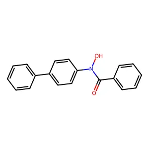 N-Hydroxy-4-biphenylylbenzamide structure