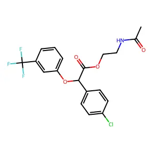 Compound C19H17ClF3NO4 structure