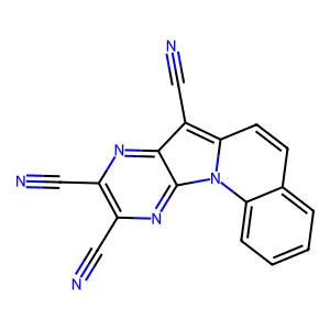 1,13,16-triazatetracyclo[8.7.0.0^{2,7}.0^{12,17}]heptadeca-2(7),3,5,8,10,12(17),13,15-octaene-11,14,15-tricarbonitrile structure