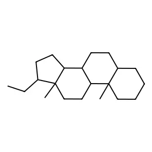 17-ethyl-10,13-dimethyl-2,3,4,5,6,7,8,9,11,12,14,15,16,17-tetradecahydro-1H-cyclopenta[a]phenanthrene structure