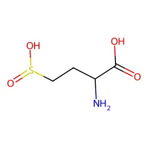 (2s)-2-amino-4-sulfinobutanoic acid structure