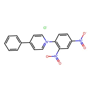 1-(2,4-dinitrophenyl)-4-phenylpyridin-1-ium chloride structure