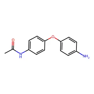N-[4-(4-aminophenoxy)phenyl]acetamide structure