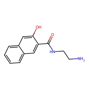N-(2-aminoethyl)-3-hydroxynaphthalene-2-carboxamide structure
