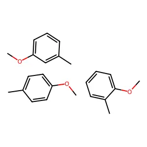 Benzene, methoxymethyl- structure