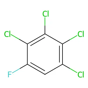 1,2,3,4-Tetrachloro-5-fluorobenzene structure