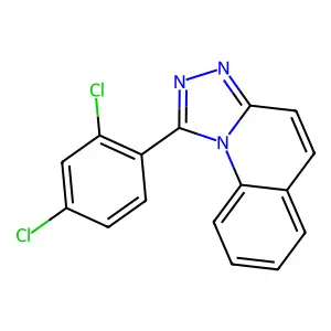 1-(2,4-dichlorophenyl)-[1,2,4]triazolo[4,3-a]quinoline structure