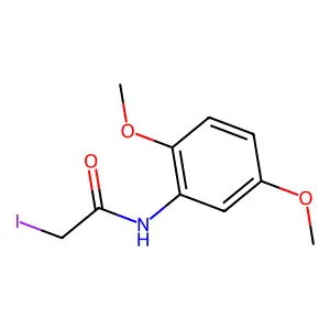 N-(2,5-dimethoxyphenyl)-2-iodoacetamide structure