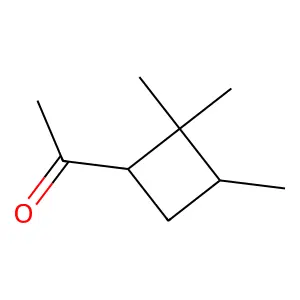 1-(2,2,3-trimethylcyclobutyl)ethanone structure