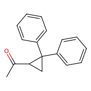 1-(2,2-diphenylcyclopropyl)ethanone structure