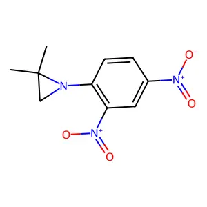 1-(2,4-Dinitrophenyl)-2,2-dimethylaziridine structure