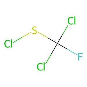 [dichloro(fluoro)methyl] thiohypochlorite structure